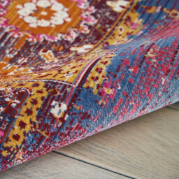 Floral Luxurious Traditional Persian Easy To Clean Rug For Living Room Bedroom And Dining Room-160Cm X 230Cm - thumbnail 3