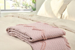 Smart Living Luxurious Zig-Zag Polyester Bedspread - Soft, Stylish, And Durable - thumbnail 7