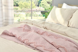 Smart Living Luxurious Zig-Zag Polyester Bedspread - Soft, Stylish, And Durable - thumbnail 6