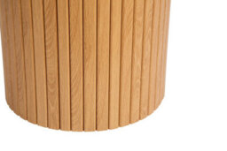 Brown Fluted Side Table Axel Birlea - thumbnail 8