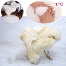 Pink Faux Sheepskin Rug - Super Soft Fluffy Floor Mat For Bedroom & Living Room (40X60Cm) - thumbnail 8