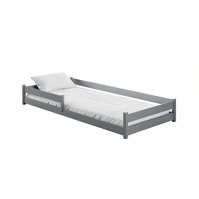Arte Grey Alis Single Bed W198Cm X H29Cm X D97Cm - Subtle Modern Sophistication - image 1