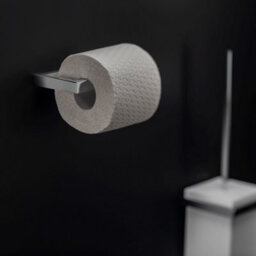 Cosmic Toilet Roll Holder, Silver Gloss, Wall-Mounted, 8,5 Cm. Collection The Grid - thumbnail 4