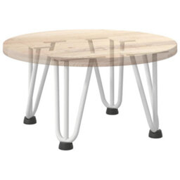 Berkfield Hairpin Legs For Coffee Table 4 Pcs White 20 Cm Solid Steel - thumbnail 8