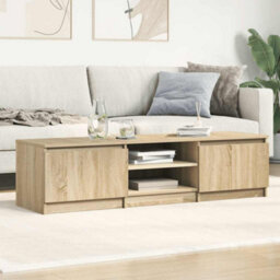 Walplus Tv Cabinet Sonoma Oak 140X40X35.5 Cm Engineered Wood - thumbnail 3