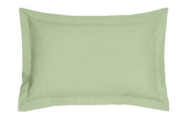 Smart Living Polycotton Oxford Percale Pillowcase Pair Non Iron - Green