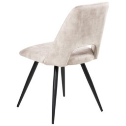 Beliani Set Of 2 Dining Chairs Swivel Hallett Velvet Light Beige - thumbnail 6