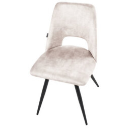 Beliani Set Of 2 Dining Chairs Swivel Hallett Velvet Light Beige - thumbnail 7