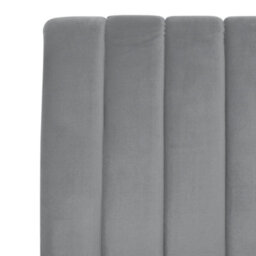 Beliani Bed Velvet Marville 180 X 200 Cm (Eu Super King) Grey - thumbnail 9