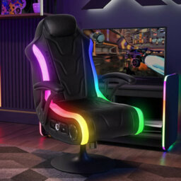X Rocker Monsoon 4.1 Audio Console Led Gaming Chair With App-Controlled Rgb - Black