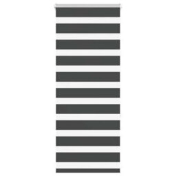 Berkfield Modern Zebra Blind Black 60X150 Cm Fabric Width 55.9 Cm Polyester - thumbnail 2