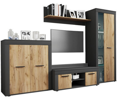 Vcm 4 Pcs Cabinet Wall Set Residential Wall Usilo L - image 1