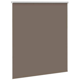 Berkfield Roller Blind Blackout Coffee 125X130 Cm Fabric Width 121.6 Cm Polyester - thumbnail 3