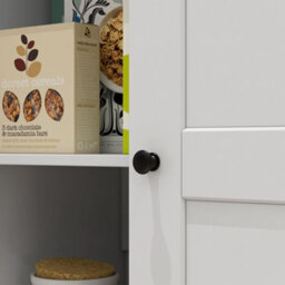 Homcom 172Cm Wooden Storage Cabinet Cupboard With 2 Doors 4 Shelves White - thumbnail 9