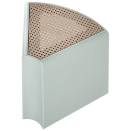 Wyld And Coco Set Of 4 Mint Green Stackable Garden Stools - Triangular Abs Patio Seats W43 X D35 X H45Cm - thumbnail 6
