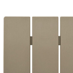 Berkfield Garden Adirondack Chair Light Brown 75X88.5X89.5Cm Polypropylene - thumbnail 6