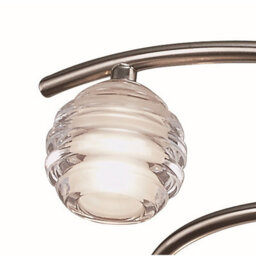 Luminosa Lighting Luminosa Sphere Semi Flush 4 Light G9, Satin Nickel - thumbnail 5