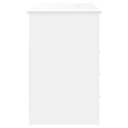 Berkfield Desk With Drawers White 102X50X76 Cm Engineered Wood - thumbnail 6