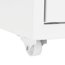 Walplus Mobile File Cabinet White 28X41X109 Cm Metal - thumbnail 7