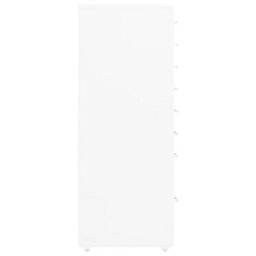 Walplus Mobile File Cabinet White 28X41X109 Cm Metal - thumbnail 3