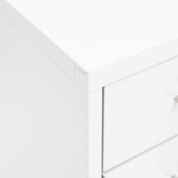 Walplus Mobile File Cabinet White 28X41X109 Cm Metal - thumbnail 8