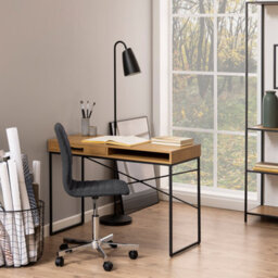 Furniture To Go Seaford Office Desk With 1 Drawer In Oak - thumbnail 5