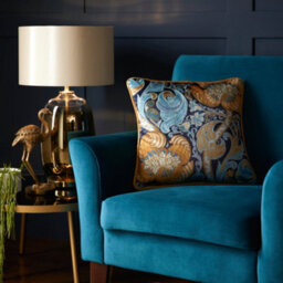 Laurence Llewelyn-Bowen Down The Dilly Soft Touch Velvet Filled Cushion - thumbnail 1
