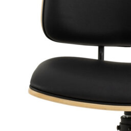 Furniture To Go Owen Swivel Dining Chairs In Matt Black Set Of 2 - thumbnail 8