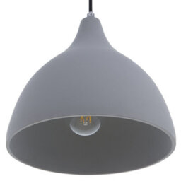 Wyld And Coco Nordluxe Grey Concrete Pendant Lamp Scandinavian Ceiling Light, Large W23 X D23 X H121Cm - thumbnail 4
