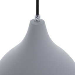Wyld And Coco Nordluxe Grey Concrete Pendant Lamp Scandinavian Ceiling Light, Large W23 X D23 X H121Cm - thumbnail 5