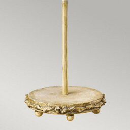 Luminosa Lighting Elstead Trellis 1 Light Floor Lamp Putty, Silver Leaf, E27 - thumbnail 4