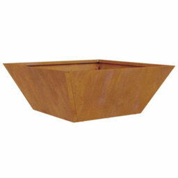 Berkfield Modern Garden Bowl Planter 40X40X15 Cm Weathering Steel - thumbnail 5