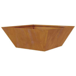 Berkfield Modern Garden Bowl Planter 40X40X15 Cm Weathering Steel - thumbnail 8