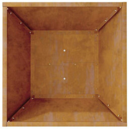 Berkfield Modern Garden Bowl Planter 40X40X15 Cm Weathering Steel - thumbnail 9
