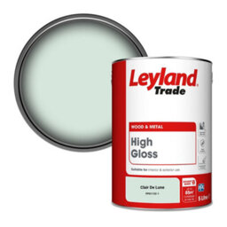 Leyland Trade Wood & Metal High Gloss Paint Clair De Lune (Ppg1132-1) 5L - thumbnail 1