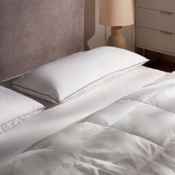 Wyld And Coco Luxpillow Triple-Compartment Duck Down & Feather Pillow 40 X 80 Cm - Soft Loft, Breathable Cotton Cover - thumbnail 2