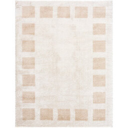 Livabliss Fossay Shaggy-Washable Beige Modern Hig Pile Living Bedroom Rug 200 X 275 Cm Easy Care, Non Shedding - thumbnail 1