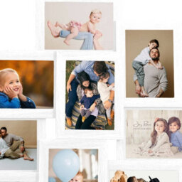 Berkfield Modern Collage Photo Frame For 10X(13X18 Cm) Picture White Mdf - thumbnail 4