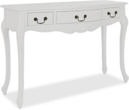 Statement Furniture Juliette Dressing Table Set With Trinket Mirror - White - thumbnail 9