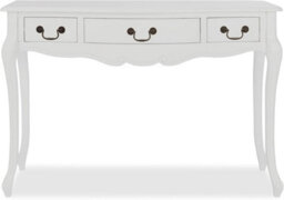 Statement Furniture Juliette Dressing Table Set With Trinket Mirror - White - thumbnail 4