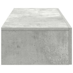 Berkfield Wall Shelf With Drawers Concrete Grey 100X36X19 Cm Engineered Wood - thumbnail 5