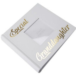 Happy Homewares Modern Special Granddaughter Photo Album With Gold Text - Holds 80 4X6 Pictures - thumbnail 3