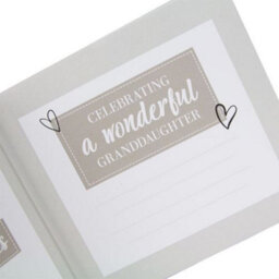 Happy Homewares Modern Special Granddaughter Photo Album With Gold Text - Holds 80 4X6 Pictures - thumbnail 5