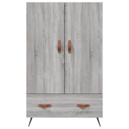 Berkfield Highboard Grey Sonoma 69.5X31X115 Cm Engineered Wood - thumbnail 6
