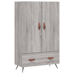 Berkfield Highboard Grey Sonoma 69.5X31X115 Cm Engineered Wood - thumbnail 2