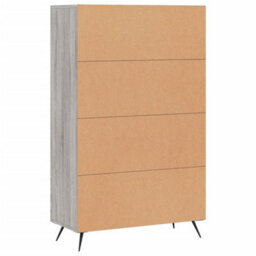 Berkfield Highboard Grey Sonoma 69.5X31X115 Cm Engineered Wood - thumbnail 8