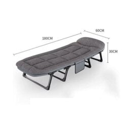 180Cm Multi-Position Relaxer Chair Grey - thumbnail 2