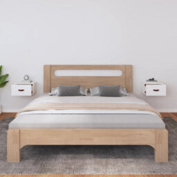 Berkfield Elegant Wall-Mounted Bedside Cabinets 2 Pcs White 40X29.5X22 Cm - thumbnail 3