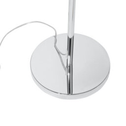 Beliani Glamour Lux Floor Lamp Silver Metal Crystal Drum Shade 160 Cm - thumbnail 6