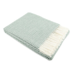 Native Natural Hoop Pattern 100% Wool Blanket - thumbnail 3
